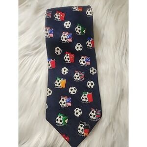Silk Soccer Tie International Flags Countries FIFA Football‎ Futebol Unicef